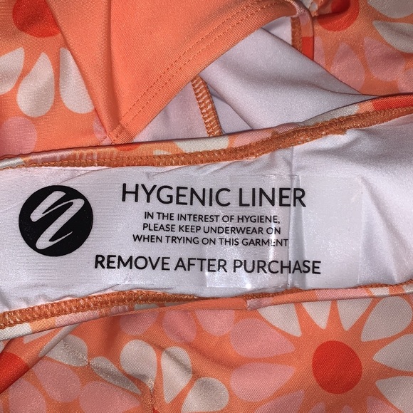 Nani Swimwear Floral and Stripe Center Cutout One Piece Swimsuit Size XL - Picture 7 of 7